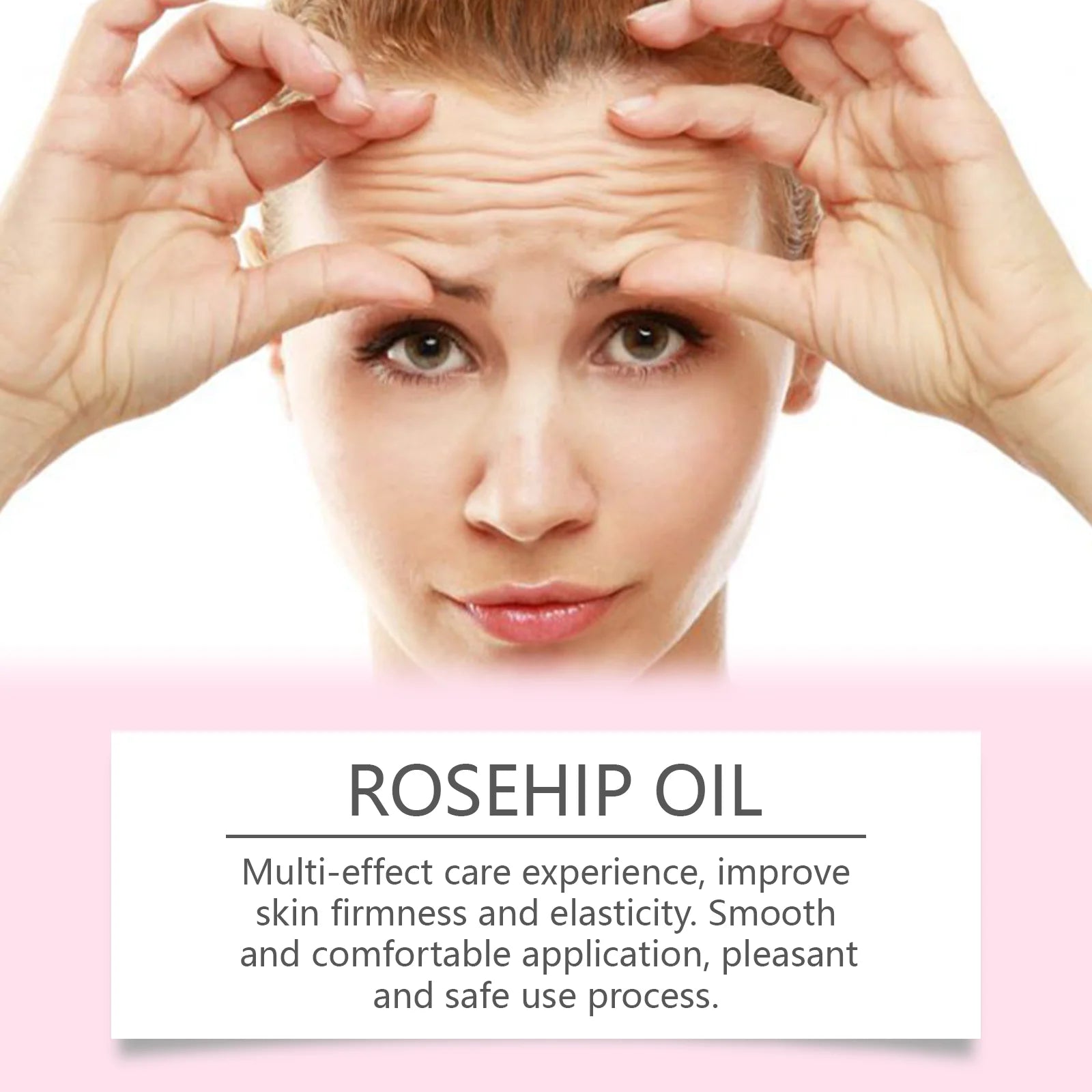 Rosehip Facial Oil Moisturizing Smoothing Skin Relieves Dryness Discomfort Enhances Softness Elasticity Anti-Aging Essence Oil