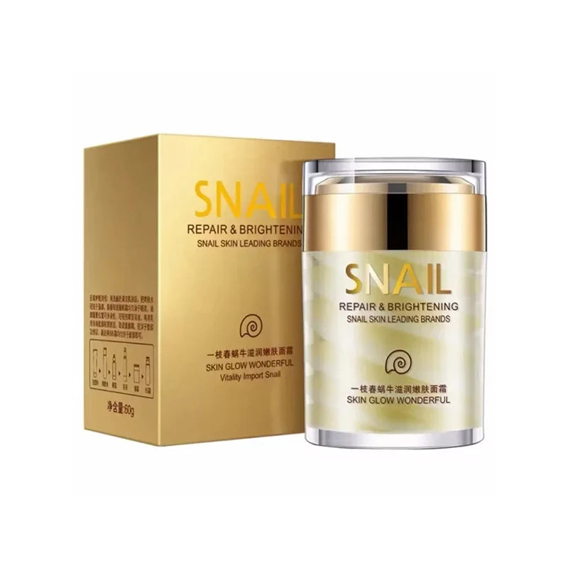 Snail Collagen Face Cream Whitening Moisture Anti Aging Facial Firming Cream Anti Wrinkles Eye Bags Korean Skin Care Product 60g